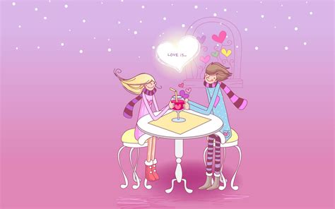 Free Download Cute Cartoon Love Wallpapers For Mobile Download Clip