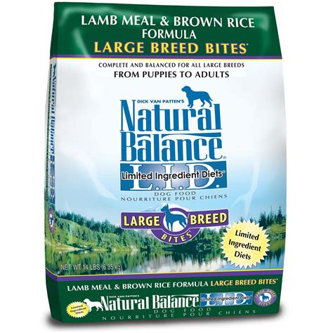 Natural balance puppy food salmon. Natural Balance L.I.D. Limited Ingredient Diets Lamb Meal ...