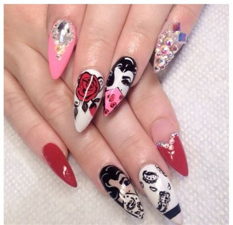 29 Best Pin Up Nails Images On Pinterest My Style Pin Up Girls And