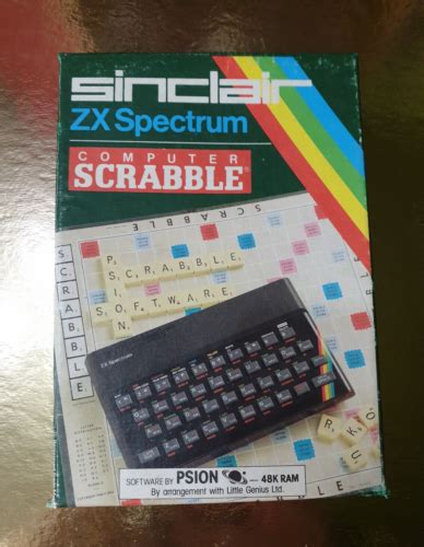 Leisure Genius Computer Scrabble Sinclair Zx Spectrum 48k Game 1983 🆕