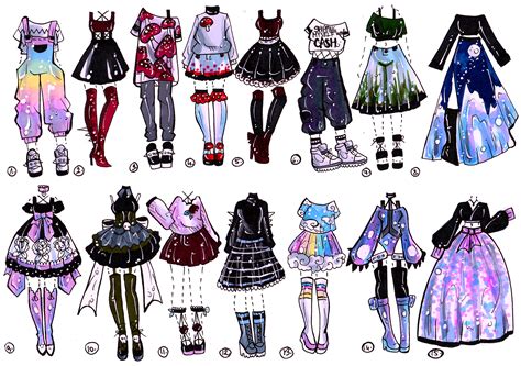 Closed Outfit Adopts By Guppie Vibes On Deviantart