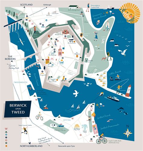 Berwick Tourist Map — Tania Willis Illustration And Cartography