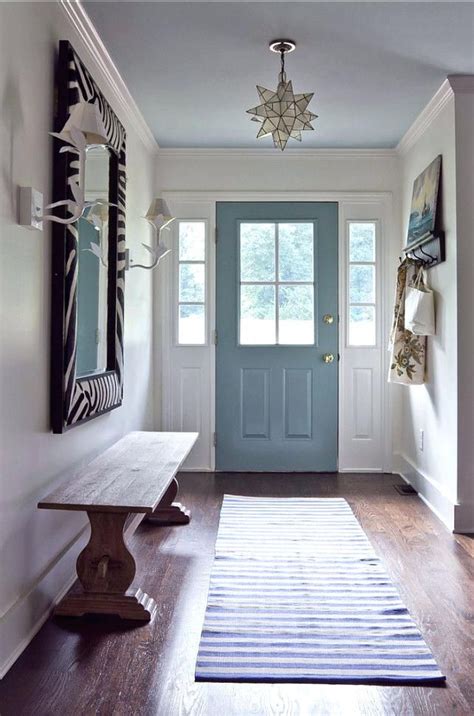 Benjamin Moore Providence Blue Jameso Painted Front Doors Front