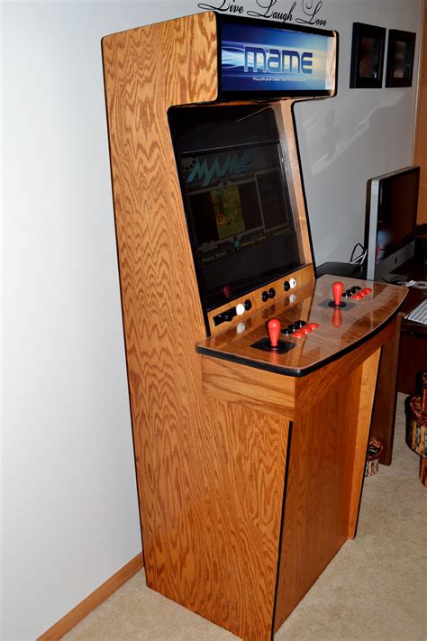 Speaker cutouts are located above the lcd screen. Nice MAME cabinet | Diy arcade cabinet, Arcade cabinet ...