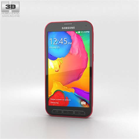 Samsung Galaxy S5 Sport Cherry Red 3d Model Cgtrader