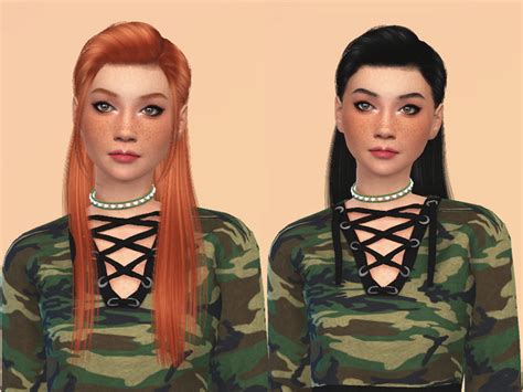 The Sims Resource Anto`s Erika Hair Retextured By Ncggsimmer Sims 4