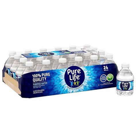 Pure Life Purified Water 8 Fl Oz 24carton 11476087 Best Deals And