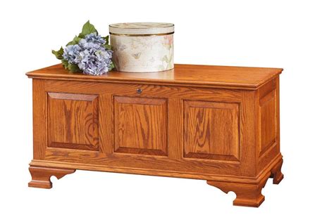Wakefield Oak Panel Front Medium Hope Chest From Dutchcrafters Amish