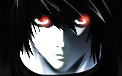 Download Red Eyes Death Note L Wallpaper