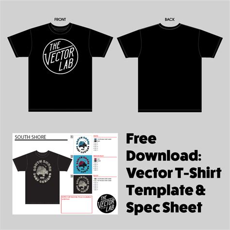 T Shirt Vector Template Illustrator At Collection Of
