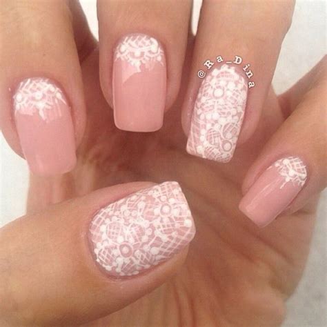 50 Lovely Pink And White Nail Art Designs