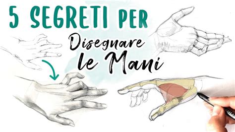 I Miei Segreti Per Disegnare Le Mani Tutorial Disegno A Matita