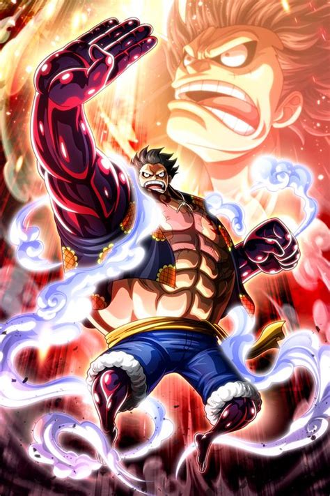 Luffy Gear 4 One Piece Poster By Onepiecetreasure Displate One