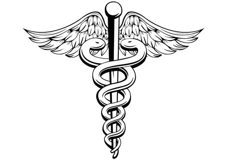 Caduceo Simbolo De La Medicina Ilustracion Del Vector Ilustracion Images