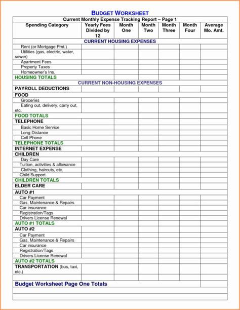 12 Month Business Budget Template Excel Business Spreadshee 12 Month
