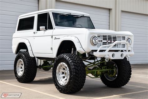Used 1973 Ford Bronco Custom Resto Mod For Sale Special Pricing Bj