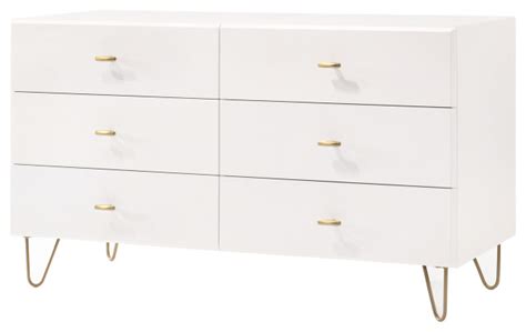 Modrest Bryan Modern White Dresser Contemporary Dressers By Vig