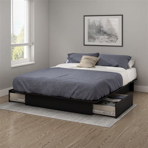 South Shore Soho Storage Platform Bed With 2 Drawers Fullqueen