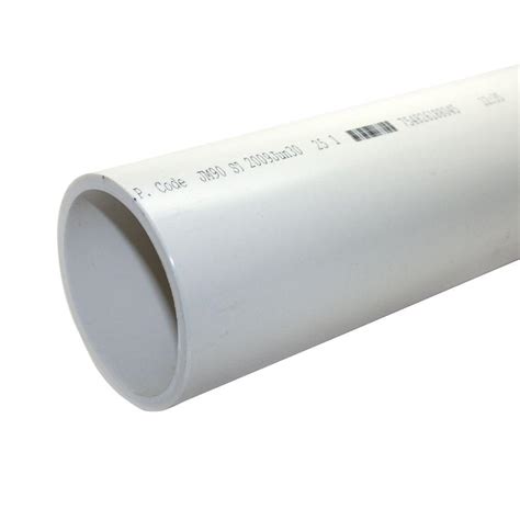6 In X 10 Ft Pvc Sch 40 Dwv Plain End Pipe 30577 The Home Depot