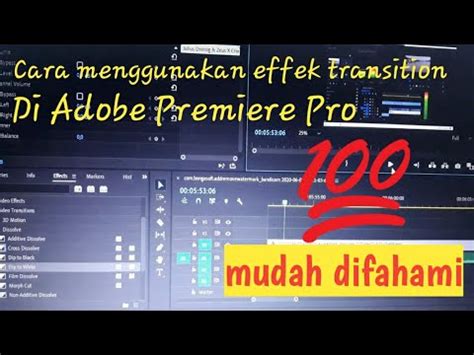 Cara export adobe premiere ke mp4 (h.264 rendering video) work!!! CARA MENGGUNAKAN EFFEK TRANSITION DI ADOBE PREMIERE PRO ...