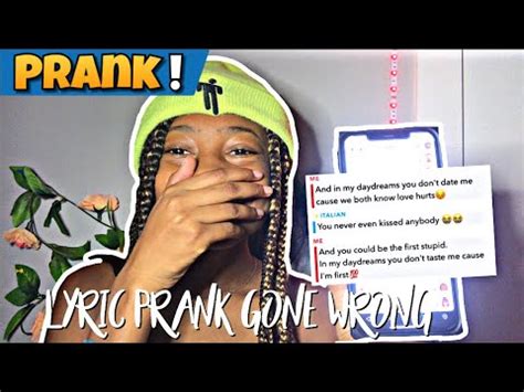 Now, we have the awkward one, and then creepy one. LYRIC PRANK ON BOY BESTFRIEND // *MUST WATCH* - YouTube