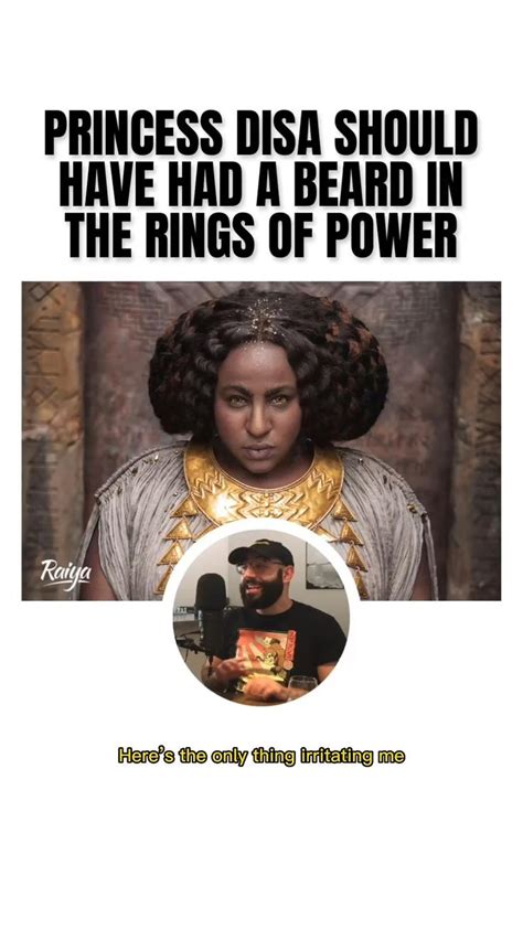 Princess Disa Beard In The Rings Of Power In 2022 Power Ring Lord Of