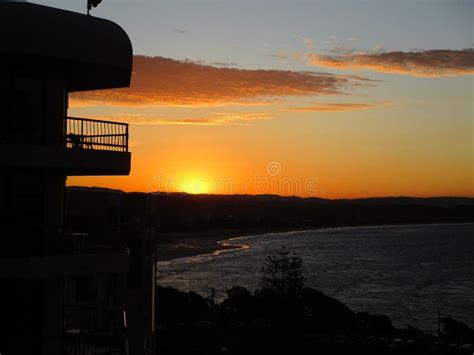 Sunrises And Sunsets Magnificent Sunset Looking Out Over Coolangatta