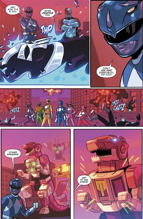Justice League Power Rangers Chapter Page
