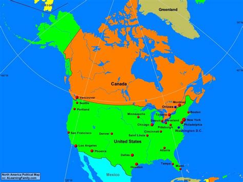 North America Map Wallpapers Top Free North America Map Backgrounds