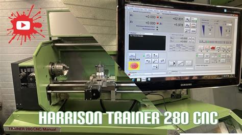 Harrison Trainer 280 Cnc Mach 3 Lathe Drehmaschine Svarv Youtube