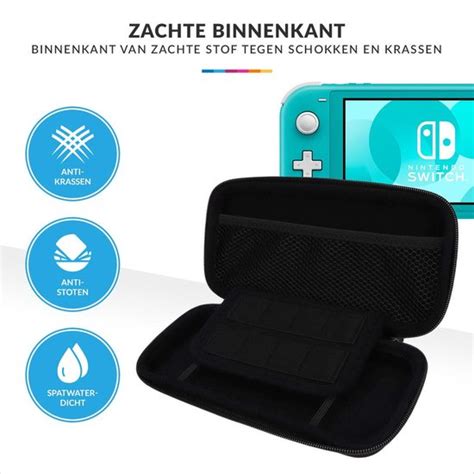 Nintendo Switch Case Lite Opbergtasje Hoesje Zwart