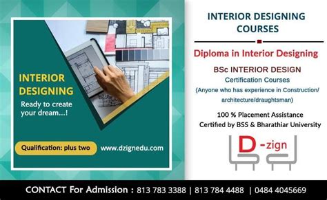 Diploma In Interior Design Interior Designing Courses D Zign Group