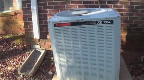 2000 Trane Xe1000 High Efficiency Weathertron Heat Pump Leading Up To A