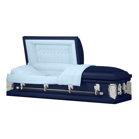 Blue Coffins Caskets Dark And Light Blue Caskets Titan Casket