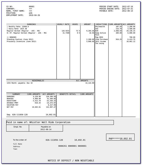 1099 Pay Stub Template Excel Prosecution2012
