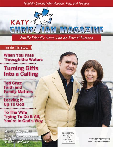 Katy Christian Magazine April May 2018 By Katy Christian Magazine Issuu
