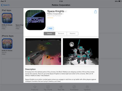 The description of roblox app. A new ROBLOX game is out in the iOS App Store : roblox