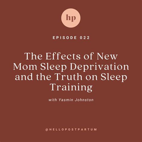 New Mom Sleep Deprivation And More On Sleep Training Hello Postpartum