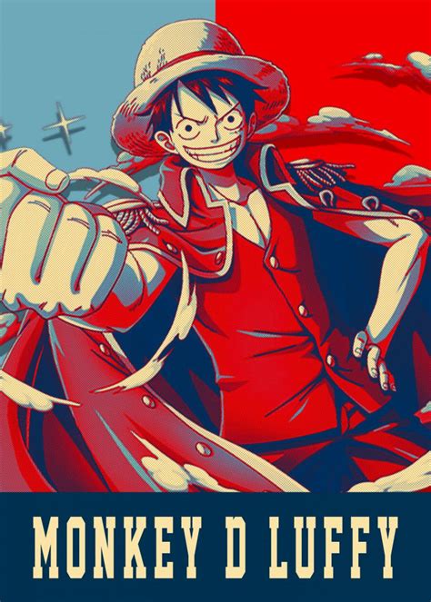 Monkey D Luffy Poster By Lost Boys Dsgn Displate Monkey D Luffy Luffy Manga Anime One Piece