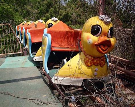 Ride In Abandoned Amusement Park Okpo Land Okpo Dong South Korea