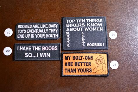 Sexual Themed Biker Patches Cool Iron On Patch Jeans Patch Etsy