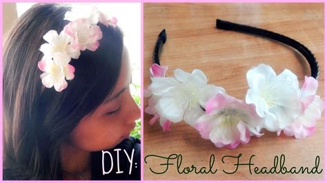 Diy Floral Headband Tutorial ♥ 2014 Headband Tutorial Floral
