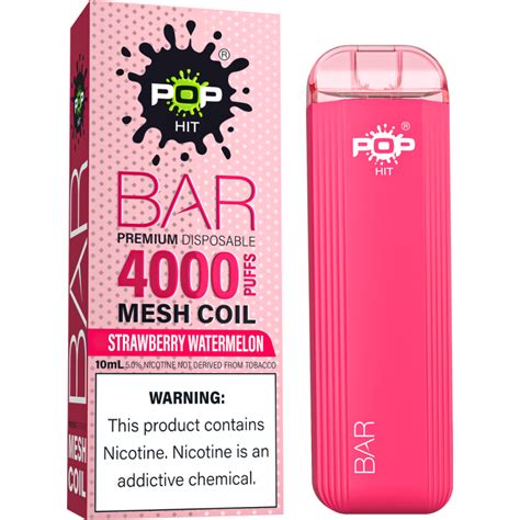 Pop Bar 4000 Puffs Tfn Disposable Vapes Stone Smokes
