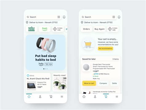 Amazon App Redesign Concept By Aram Stepanian On Dribbble