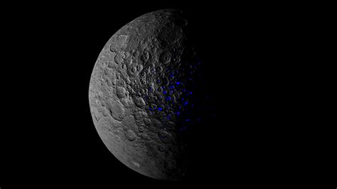 Nasa S Dawn Mission Reveals Ceres Ice In Shadowed Craters Related To Dwarf Planet S Tilt