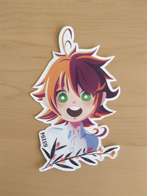 The Promised Neverland Sticker Set Etsy