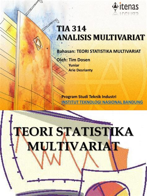 Teori Statistika Multivariat Pdf