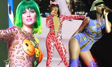 Katy Perry Rocks Nine Outfits On The First Night Of Her Prismatic Tour Katy Perry Outfits Katy