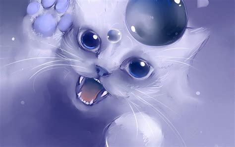 Anime Cats Wallpapers Wallpaper Cave