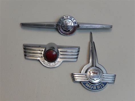 Badge 3 Original Vintage Metal Morris Car Badges Auto Catawiki